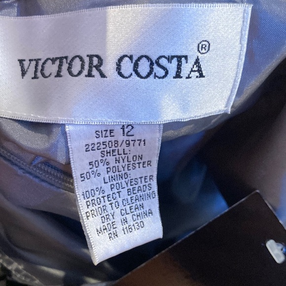 VINTAGE VICTOR COSTA MAXI SKIRT size 12 - Picture 4 of 12